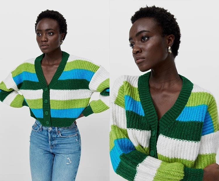 Cárdigan básico enfeltrado