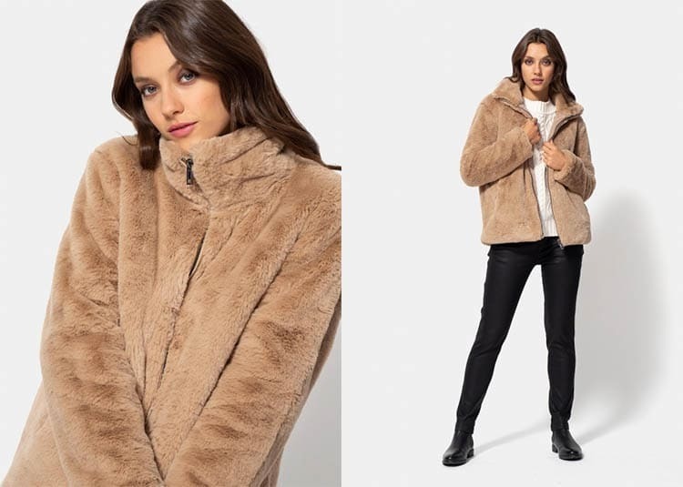 Abrigo de pelito para Mujer TEX