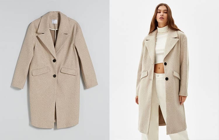 Bershka tira la tienda por la ventana con un abrigo a precio de regalo: adiós frío en 5 colores