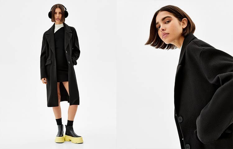 Bershka tira la tienda por la ventana con un abrigo a precio de regalo: adiós frío en 5 colores