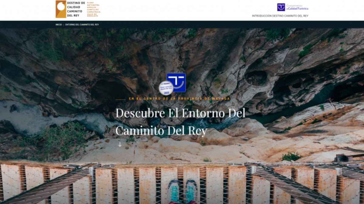 La apuesta de la Diputación de Málaga en el Caminito del Rey, reconocida por los Premios SICTED