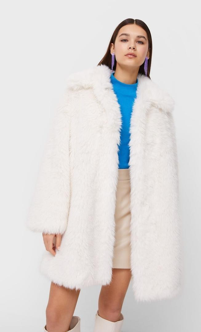 abrigo teddy stradivarius