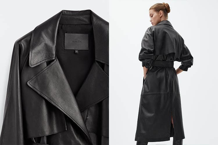 CHAQUETA TRENCH NAPA CINTURÓN