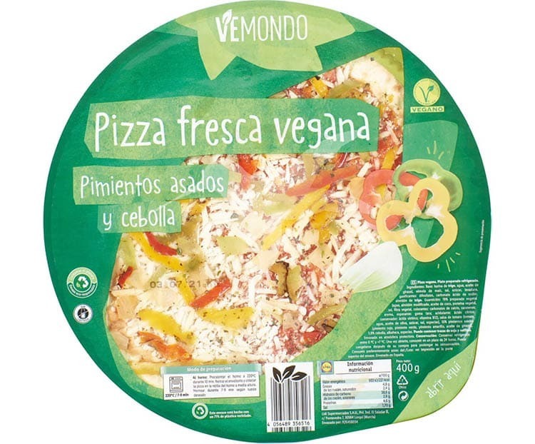 Pizza vegana Vemondo