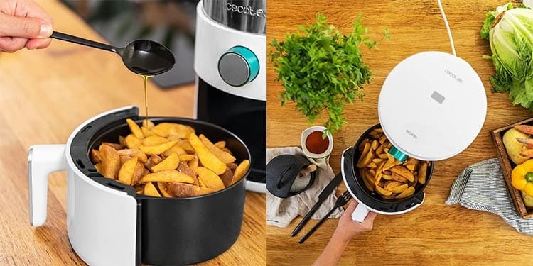 Cocinar más sano es posible con la freidora sin aceite de Amazon que parece llegada del futuro