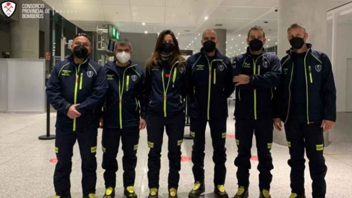 El Consorcio de Bomberos de Málaga manda su tercer equipo a La Palma