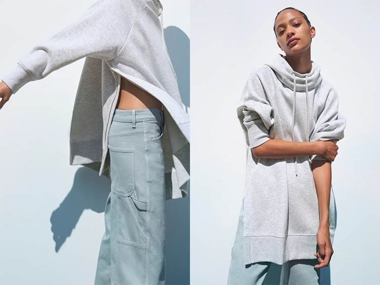 SUDADERA OVERSIZE CREMALLERAS