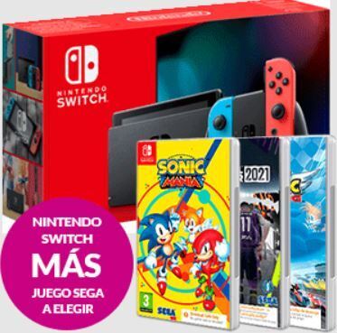 Pack Nintendo switch sega
