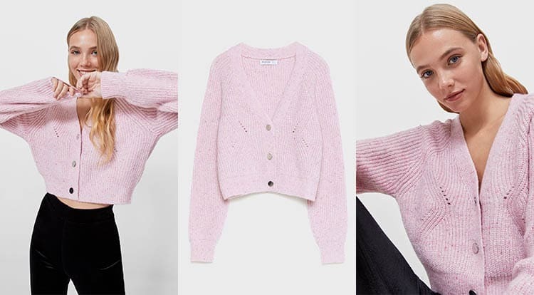 Cárdigan punto hilo metalizado