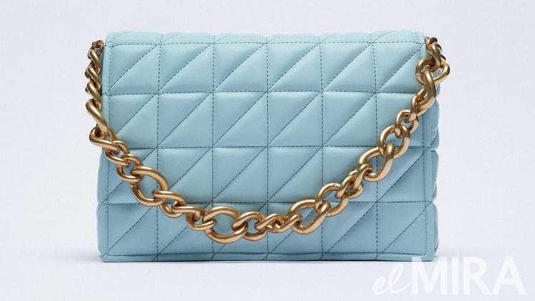 BOLSO HOMBRO ACOLCHADO CADENA