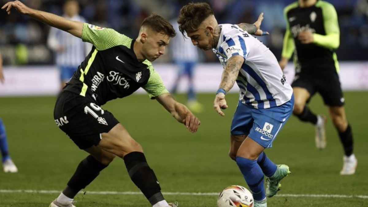 Málaga CF 2-2 Sporting de Gijón 2021/2022