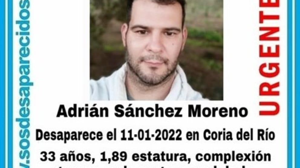 Joven desaparecido en Coria