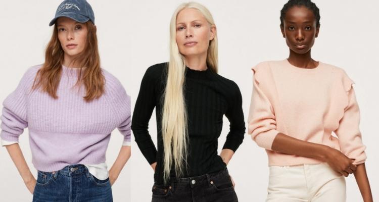Pulso de Mango a Zara en rebajas con 5 preciosos jerseys a precio low cost: menos de 20 Euros
