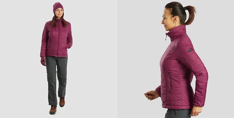 Chaqueta Acolchada Mujer Montaña y Trekking Forclaz MT100