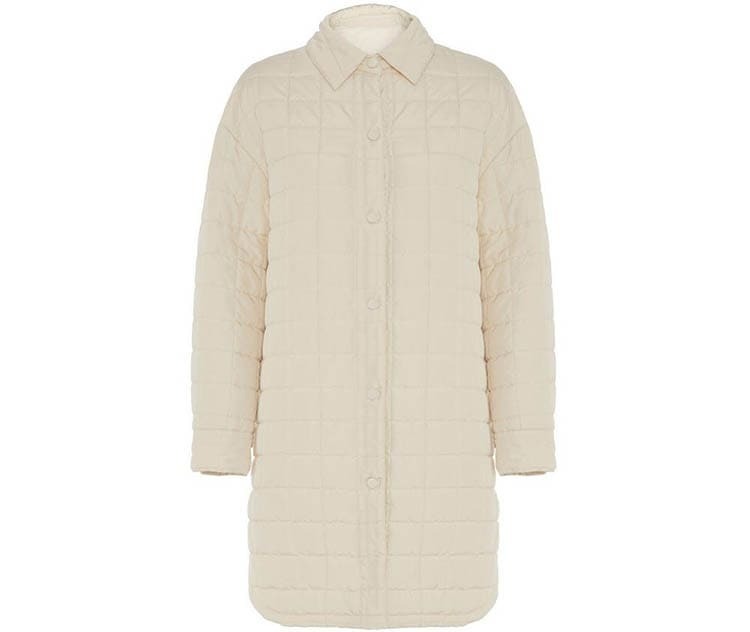 Chaqueta acolchada color marfil reversible de Primark Cares