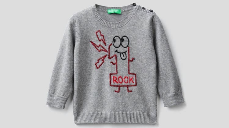 JERSEY DE ALGODÓN CON BORDADO