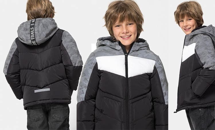 Parka con capucha sostenible para Niño TEX