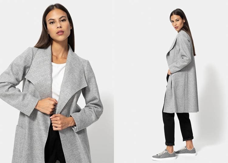 Abrigo de solapa para Mujer TEX
