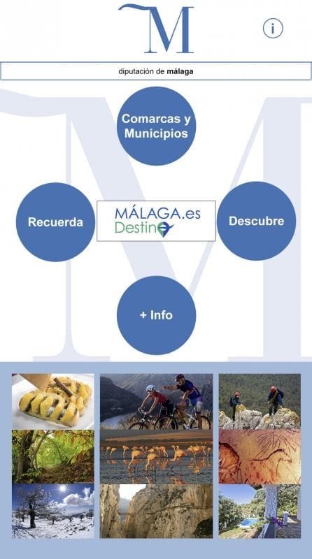 Cartel programa 'Málaga Destino' de la Diputación de Málaga