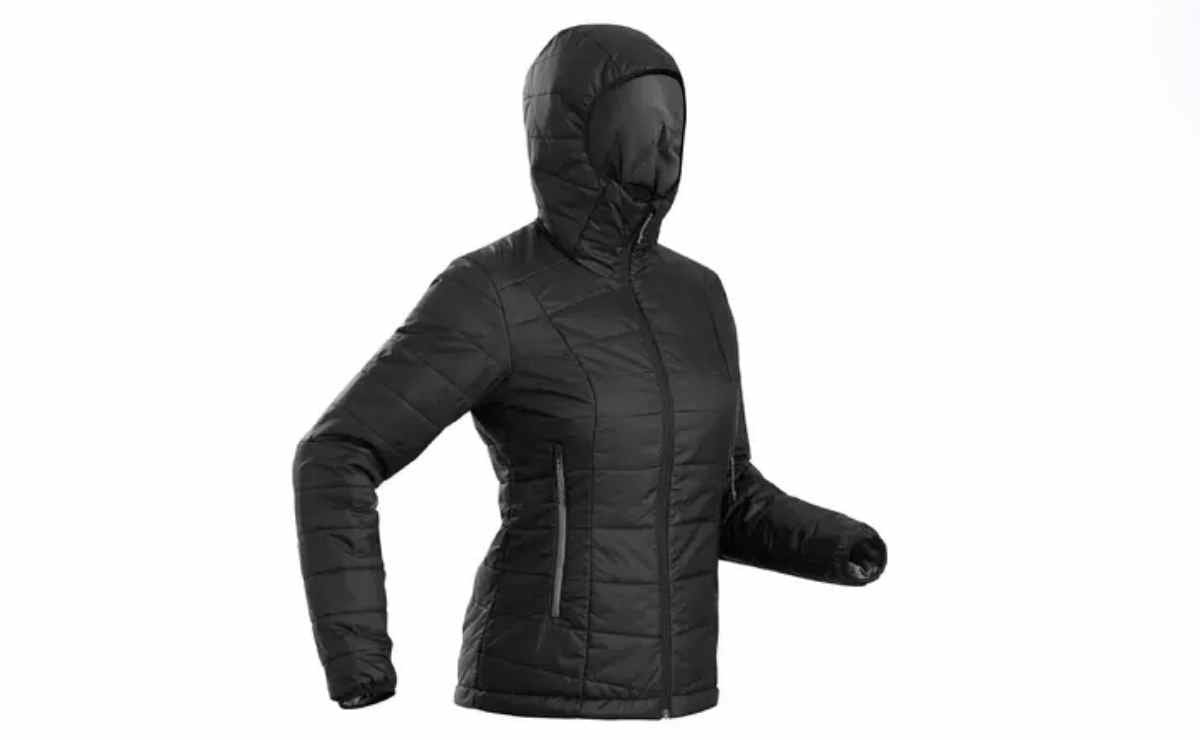 Decathlon abrigo para mujer pluma