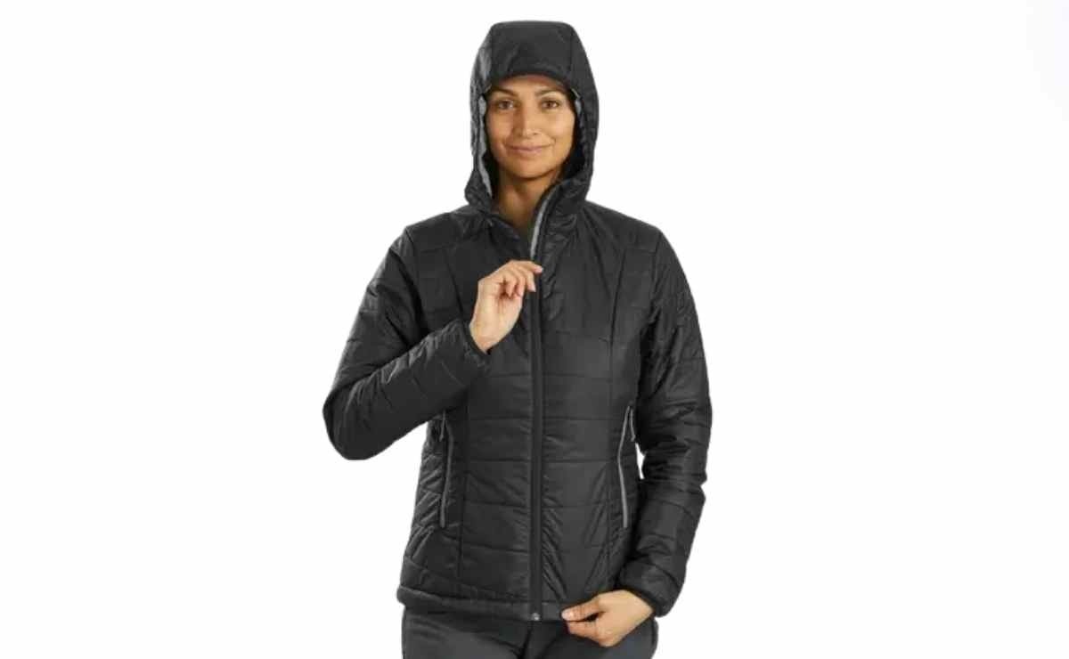 Decathlon abrigo para mujer plumifero