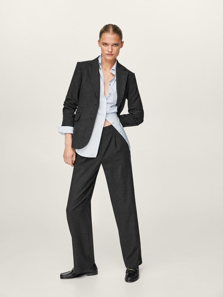 Estas 3 americanas de Massimo Dutti tipo ejecutiva en rebajas son una pasada para ir a trabajar