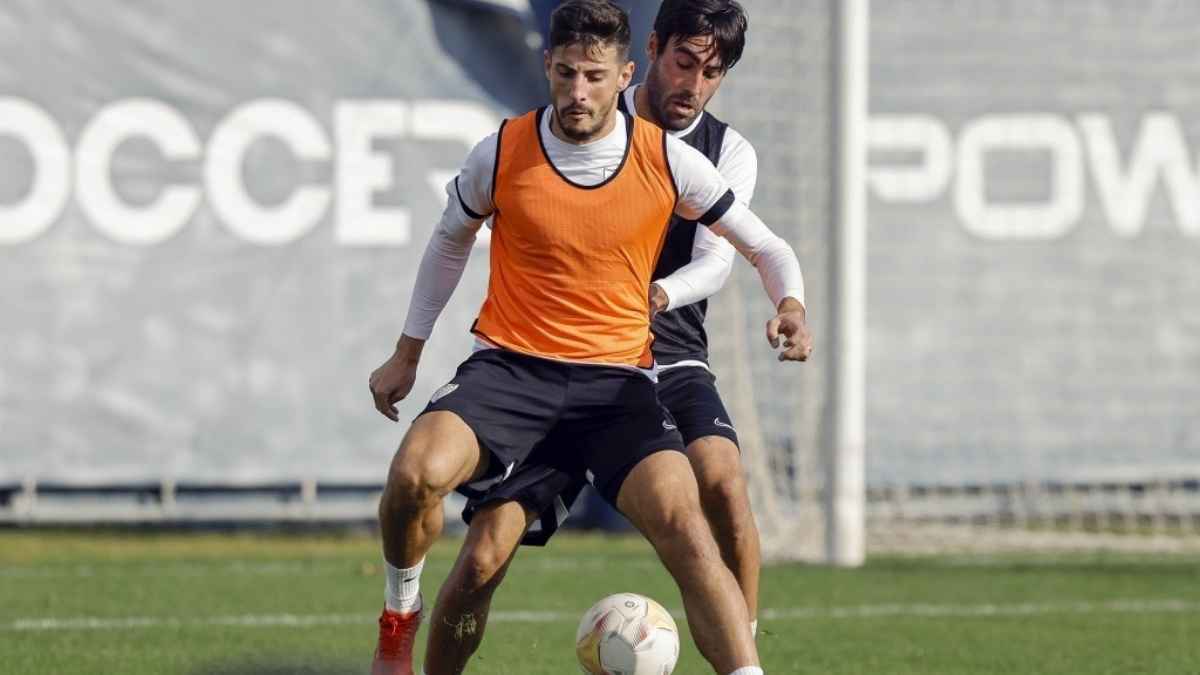 Entrenamiento Málaga CF