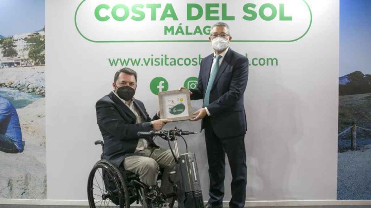 Turismo Costa del Sol, reconocido como destino accesible por PREDIF (Fitur 2022)