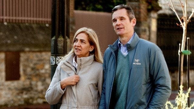 Cristina de Borbón e Iñaki Urdangarín