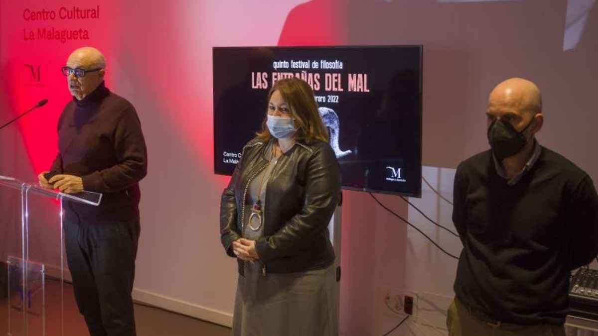 Acto presentación V Festival de Filosofía: Las entrañas del mal. Diputación de Málaga