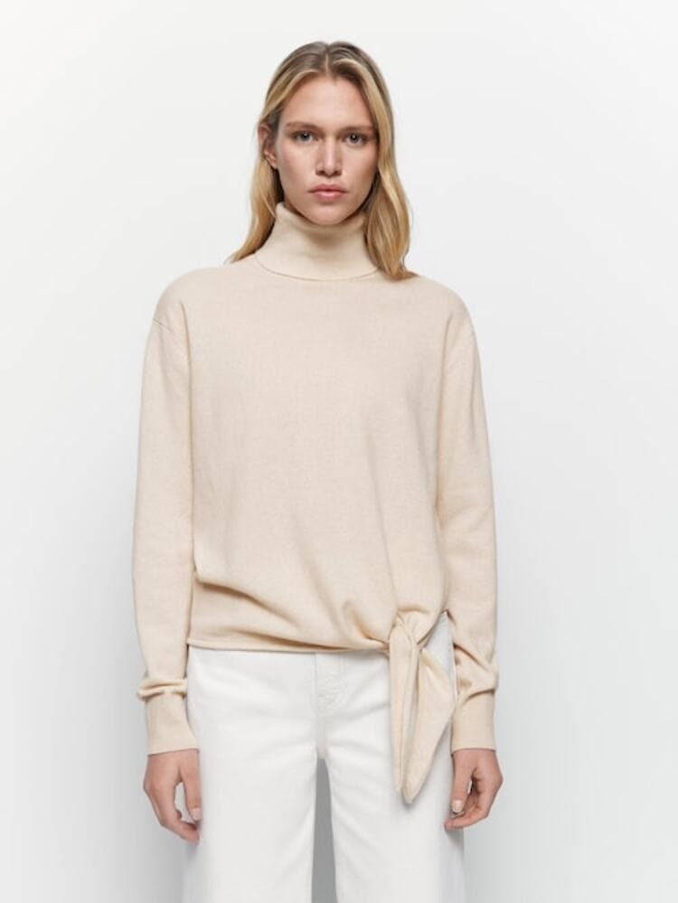 Massimo Dutti mejora tu look de moda primavera para ir al trabajo o de fiesta con este jersey de cashmere