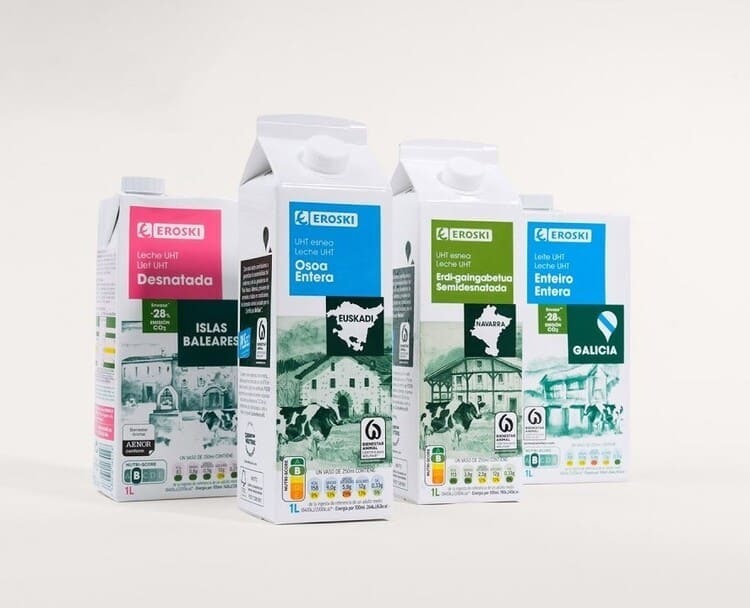 Eroski, Carrefour, Alcampo o Mercadona: ¿Quién vende la leche más barata?