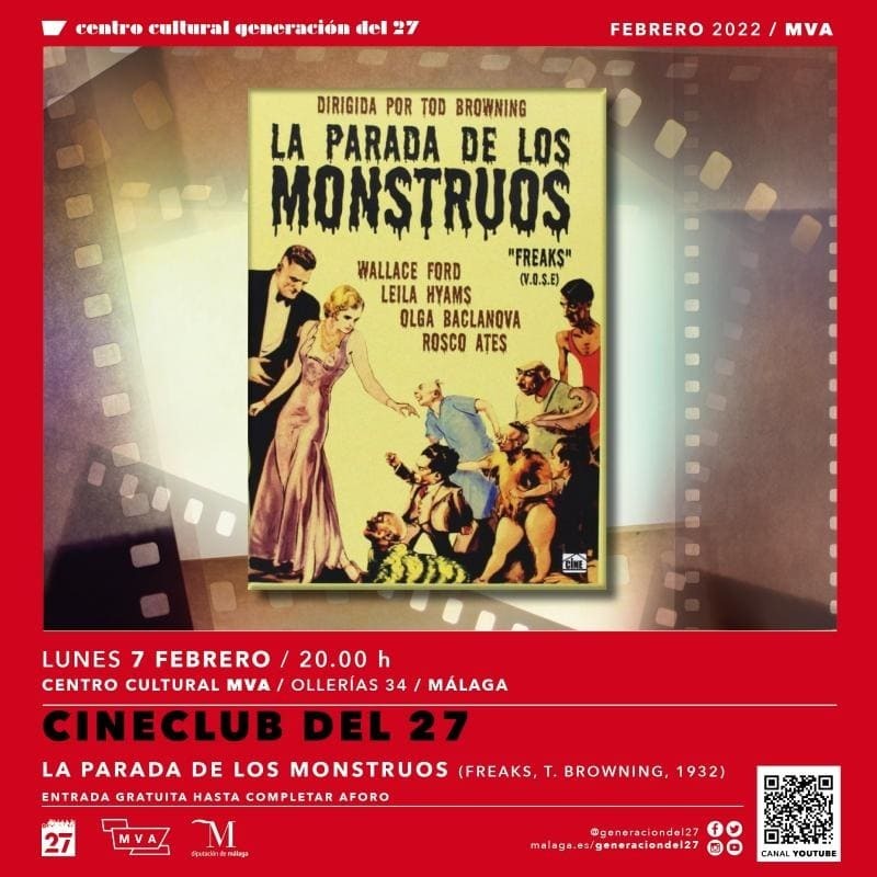 Proyección película 'Freaks', Diputación de Málaga