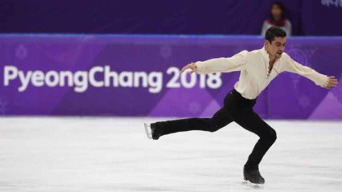 Javier Fernández en los Juegos Olímpicos de PyeongChang 2018