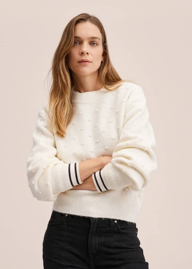 El jersey más especial de Mango para brillar en fechas señaladas