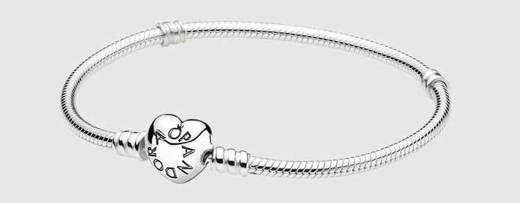 Pulsera de mujer corazón Pandora