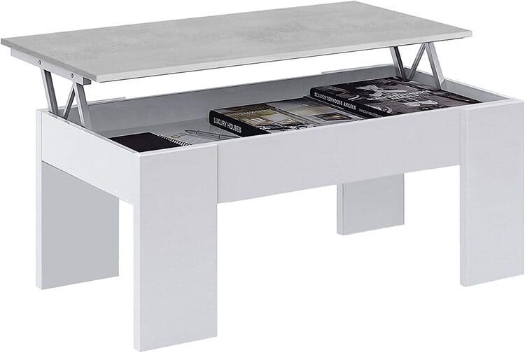 Esta es la mesa de centro elevable número 1 de ventas en Amazon que no envidia a las de IKEA
