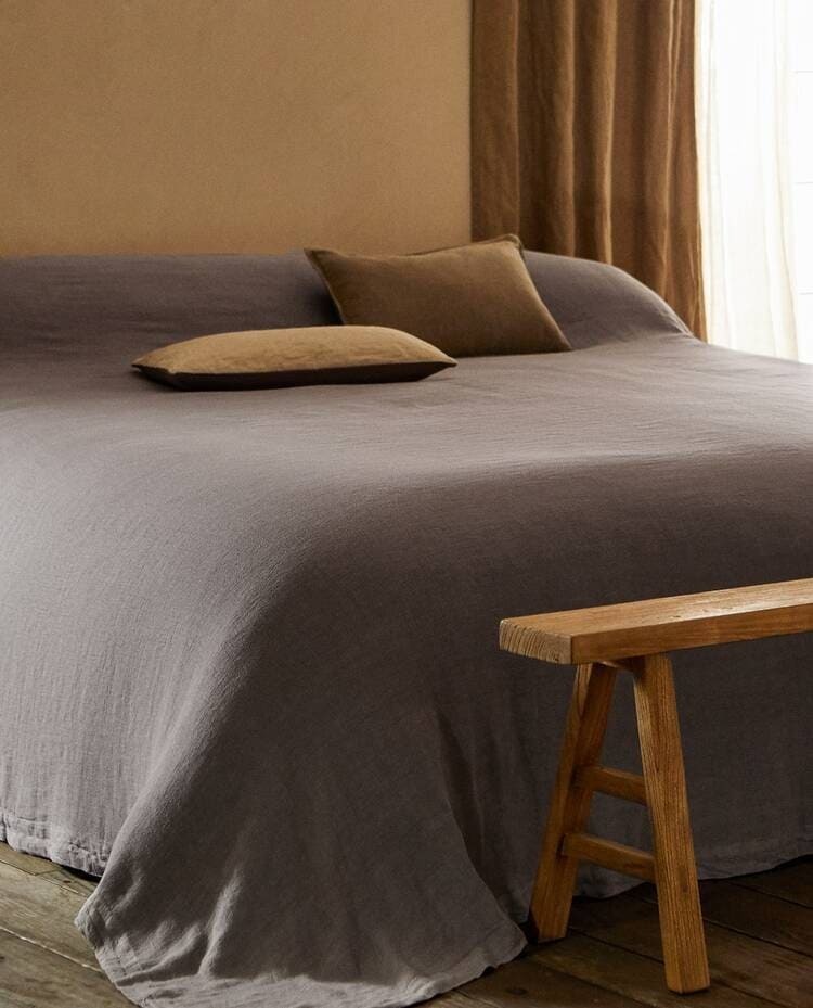 Colcha de lino de Zara Home