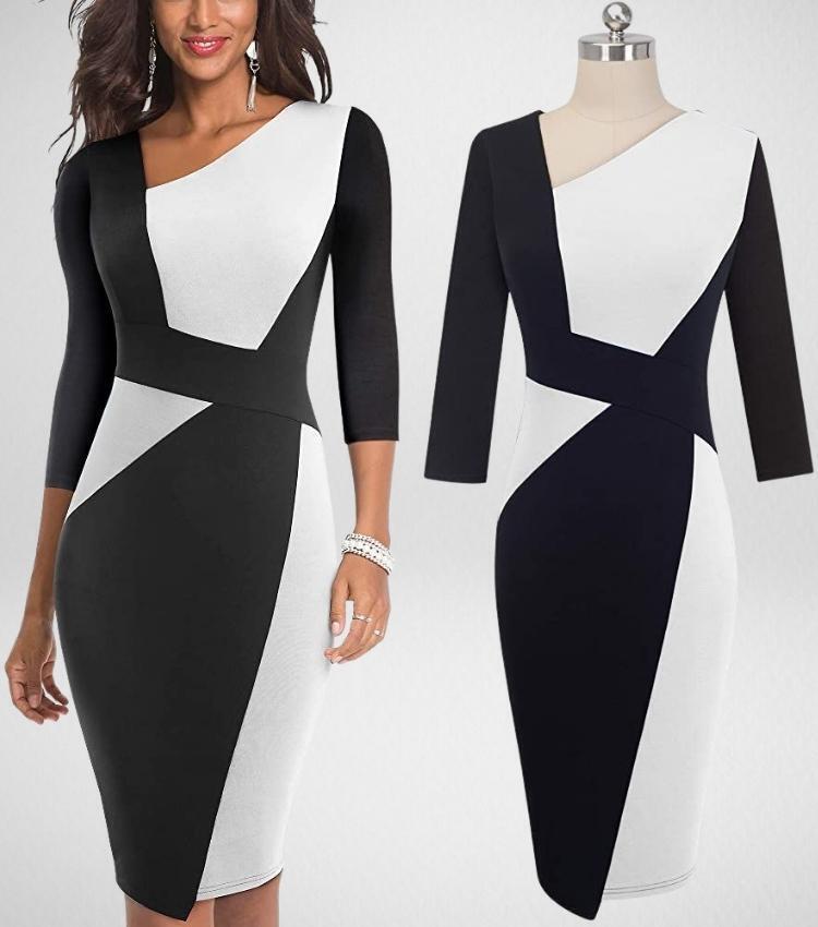 Este es el vestido para ir a la oficina que arrasa en Amazon y otros más que quitan el hipo