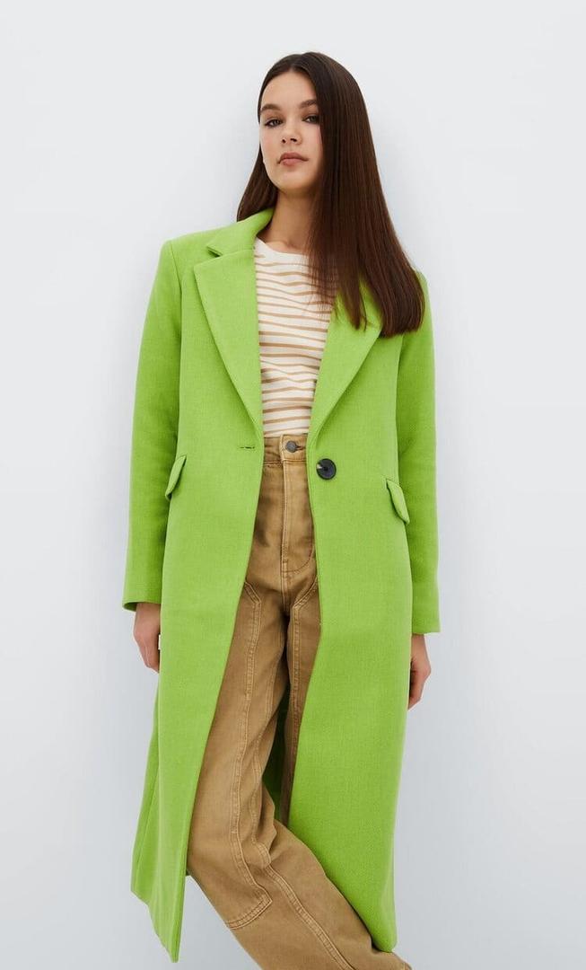 Abrigo de un botón de Stradivarius