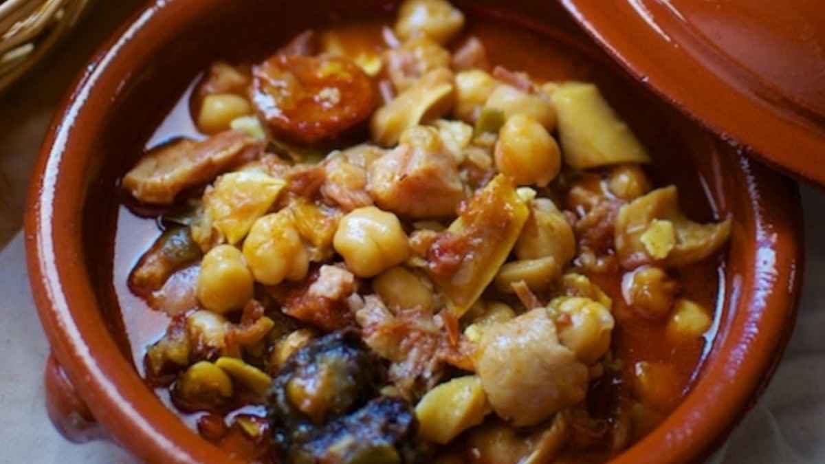 Callos con garbanzos a la malagueña