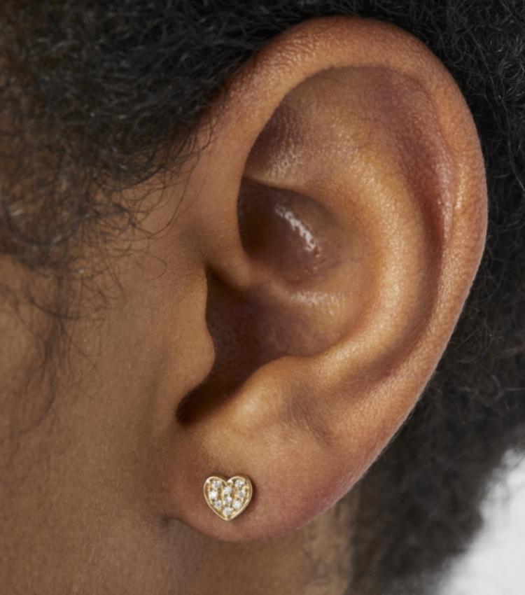 Pendiente de oro con diamantes Les Classiques