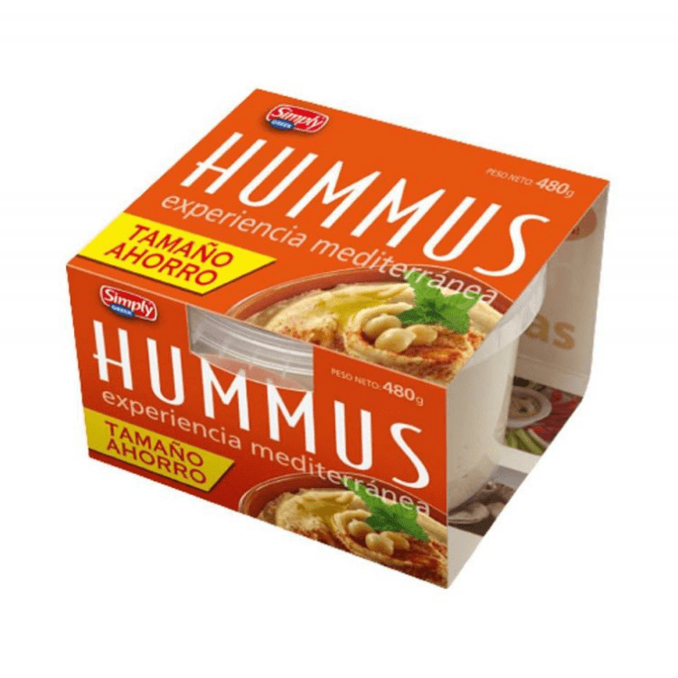 Hummus presentación de 480 gramos