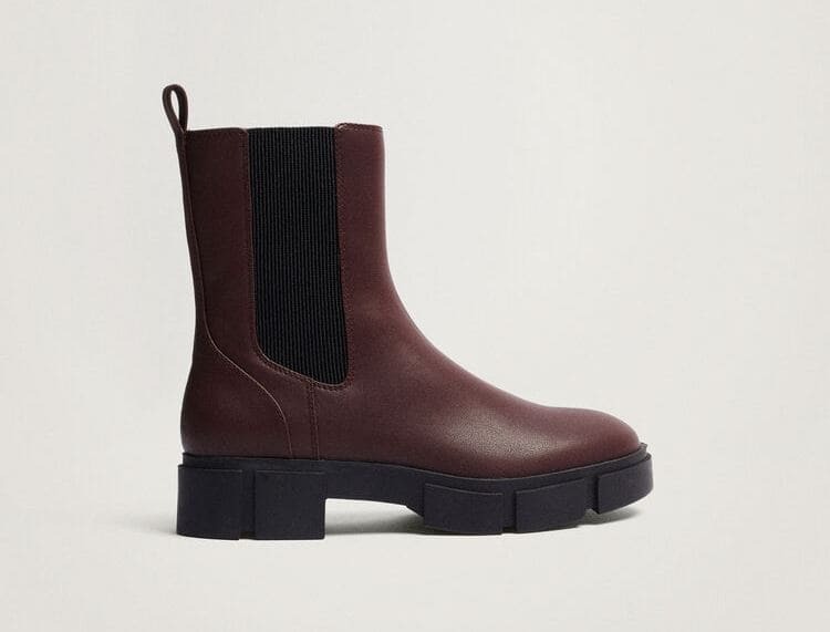 Botines de suela gruesa con elástico