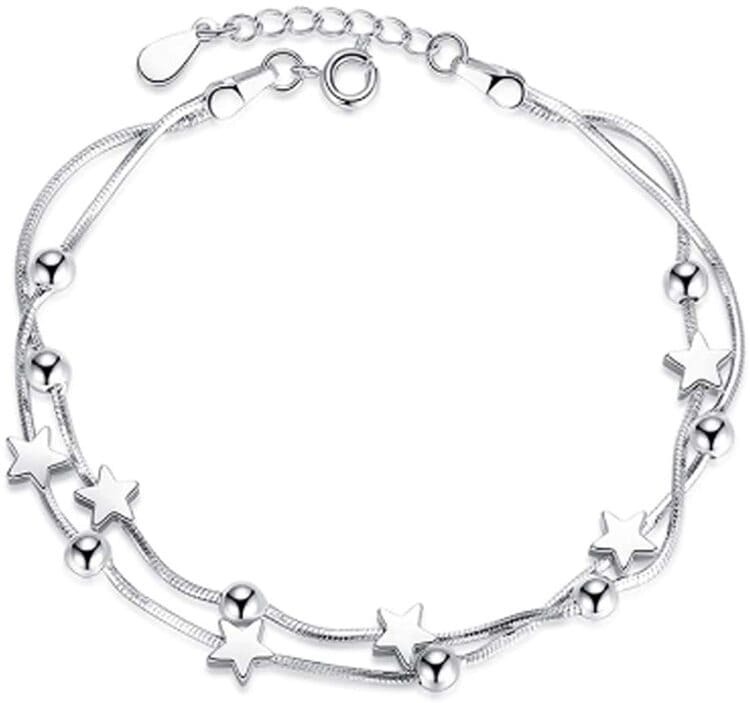 Pulsera de mini perlas y estrellas FEBRUARYS