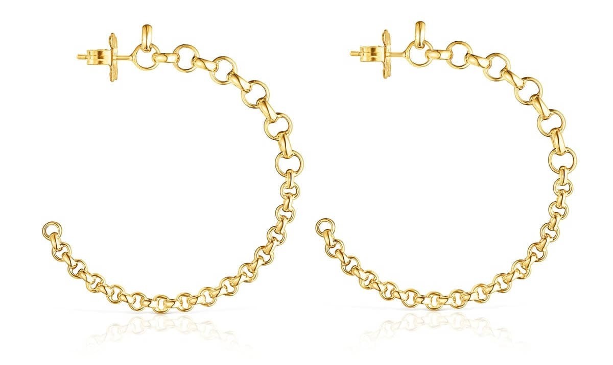 Pendientes aro con anillas TOUS Calin