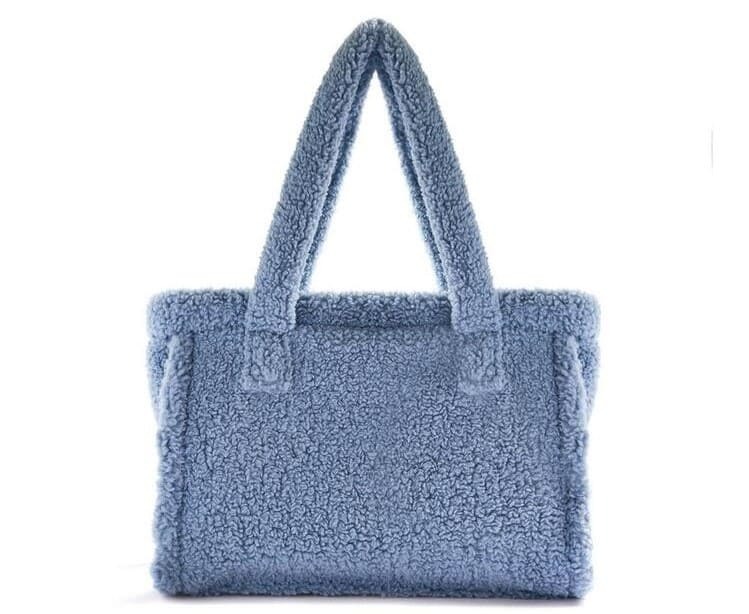 Bolso mini Shopper de piel de borrego