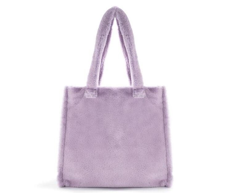 Bolso Shopper de pelo sintético súper grande