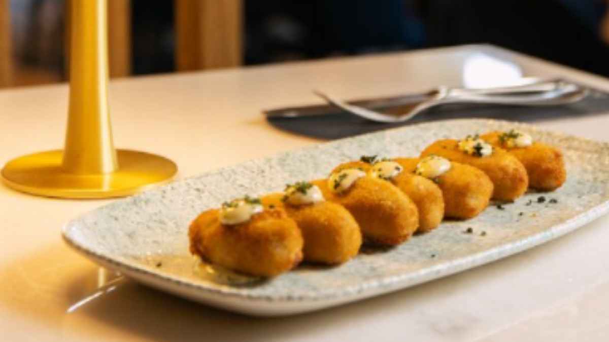 Croquetas de lacón. Restaurante Doña Inés, Málaga