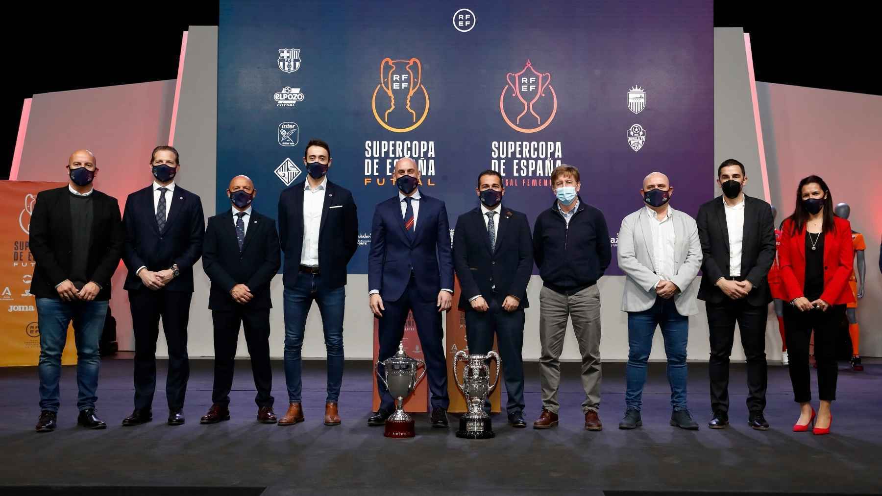 Sorteo de los emparejamientos de la Supercopa de España fútbol sala masculina y femenina que se celebrará en Jerez | RFEF